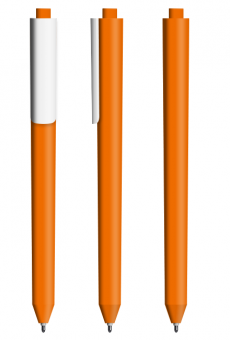Ручка Chalk/P03 Matt Premec/Pigra, оранжевый, белый клип