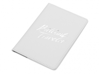 Обложка для паспорта Brilliant Traveller (белый)