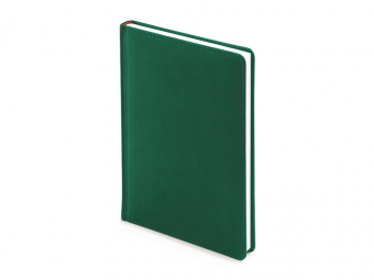Ежедневник А5 датированный Velvet на 2022 год (темно-зеленый)