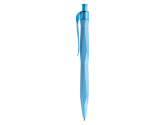 Ручка шариковая QS 20 PRT "софт-тач", голубой