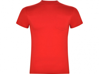 Футболка Teckel с карманом мужская (красный)
