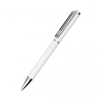 Ручка металлическая Titan софт-тач, белый