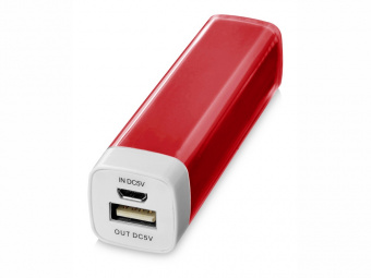 Портативное зарядное устройство Flash, 2200 mAh (красный)