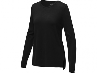Пуловер Merrit с круглым вырезом, женский (черный)