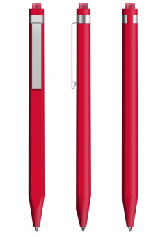 Ручка Radical/P01 Pigra 01 Metal Clip Matt Premec, красный