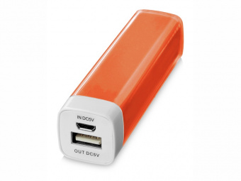 Портативное зарядное устройство Flash, 2200 mAh (оранжевый)