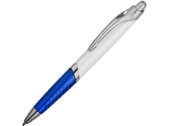 Ручка пластиковая шариковая Призма (синий, белый)