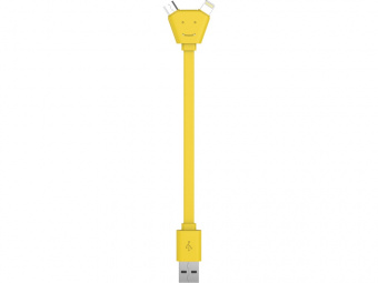 USB-переходник XOOPAR Y CABLE (желтый)