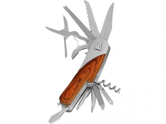 Многофункциональный нож Vibal (серебристый, дерево)