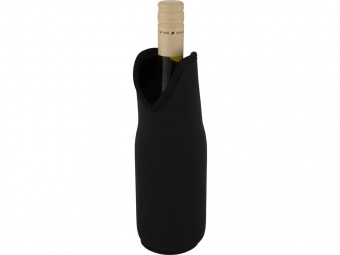 Чехол для бутылки Noun из переработанного неопрена (черный)